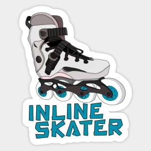 Inline Skater Sticker